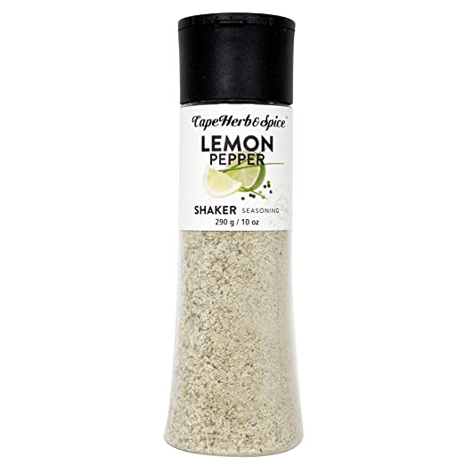 Cape Herb & Spice, Lemon Black Pepper Shaker 290g, 100 g